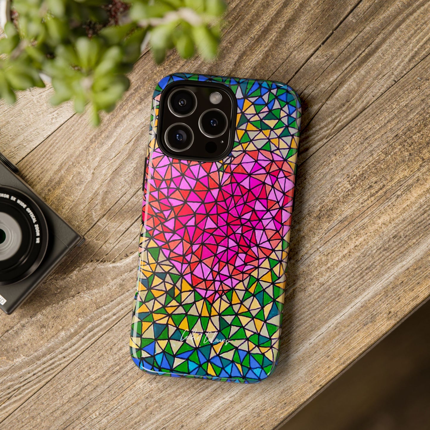 Corazón en llamas | Funda premium para teléfono