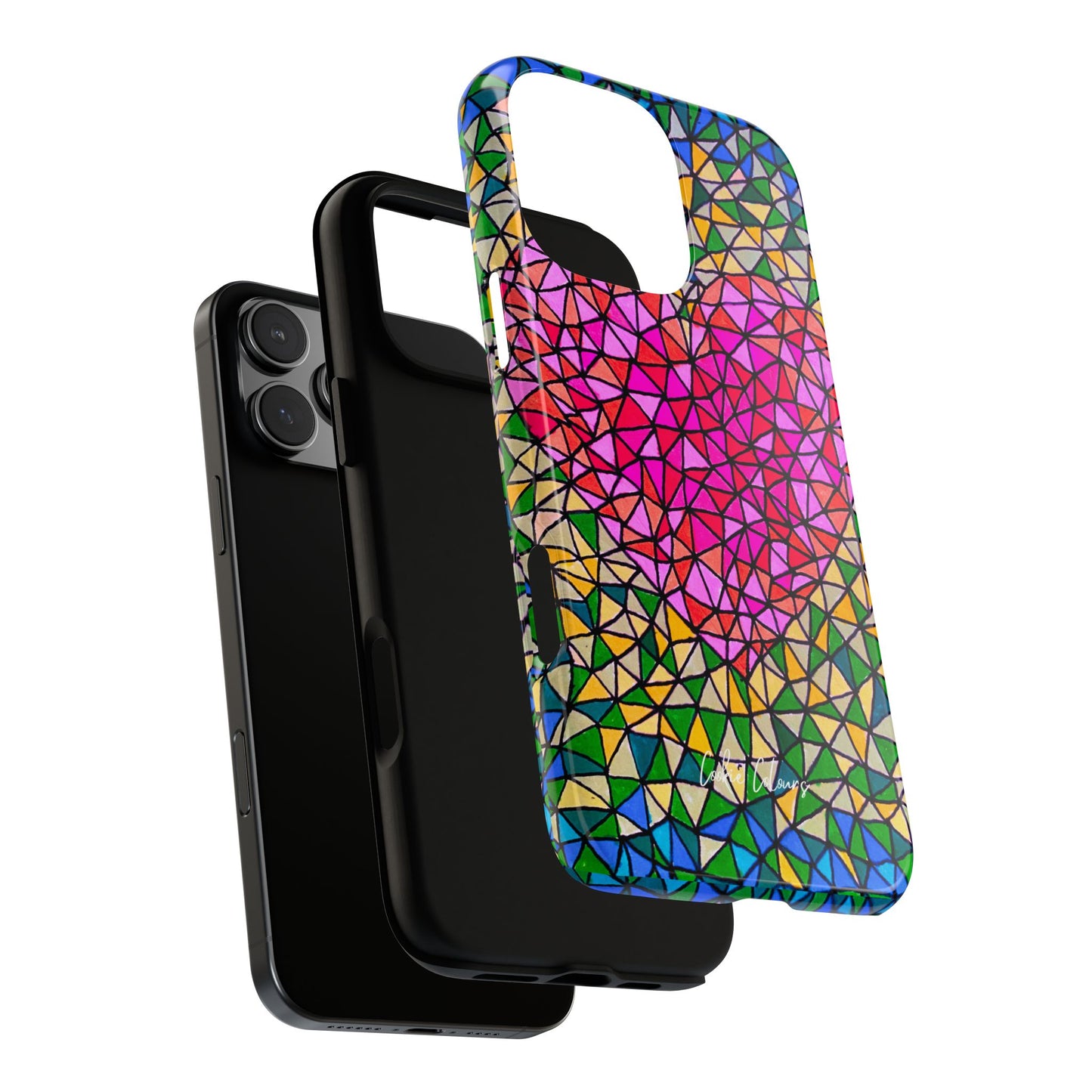 Corazón en llamas | Funda premium para teléfono