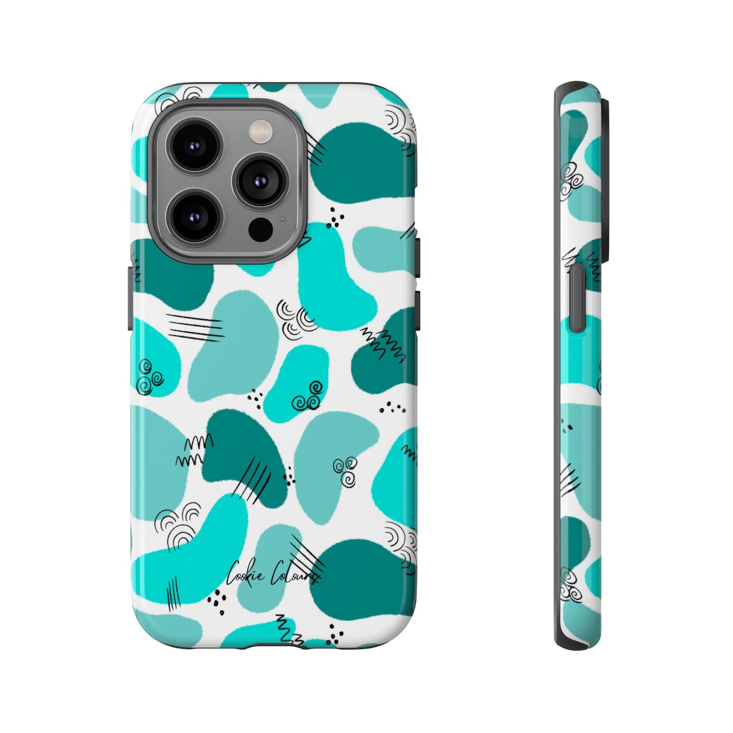 Blobby Blue | Premium Phone Case