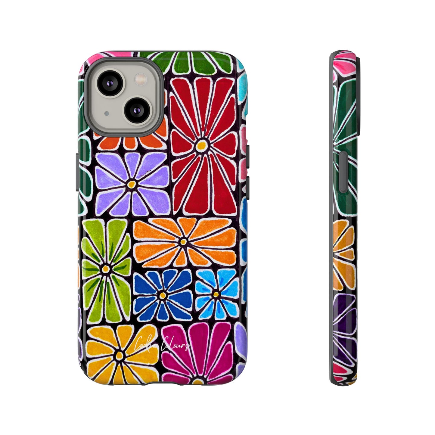 Boxed Bloom Burst | Premium Phone Case