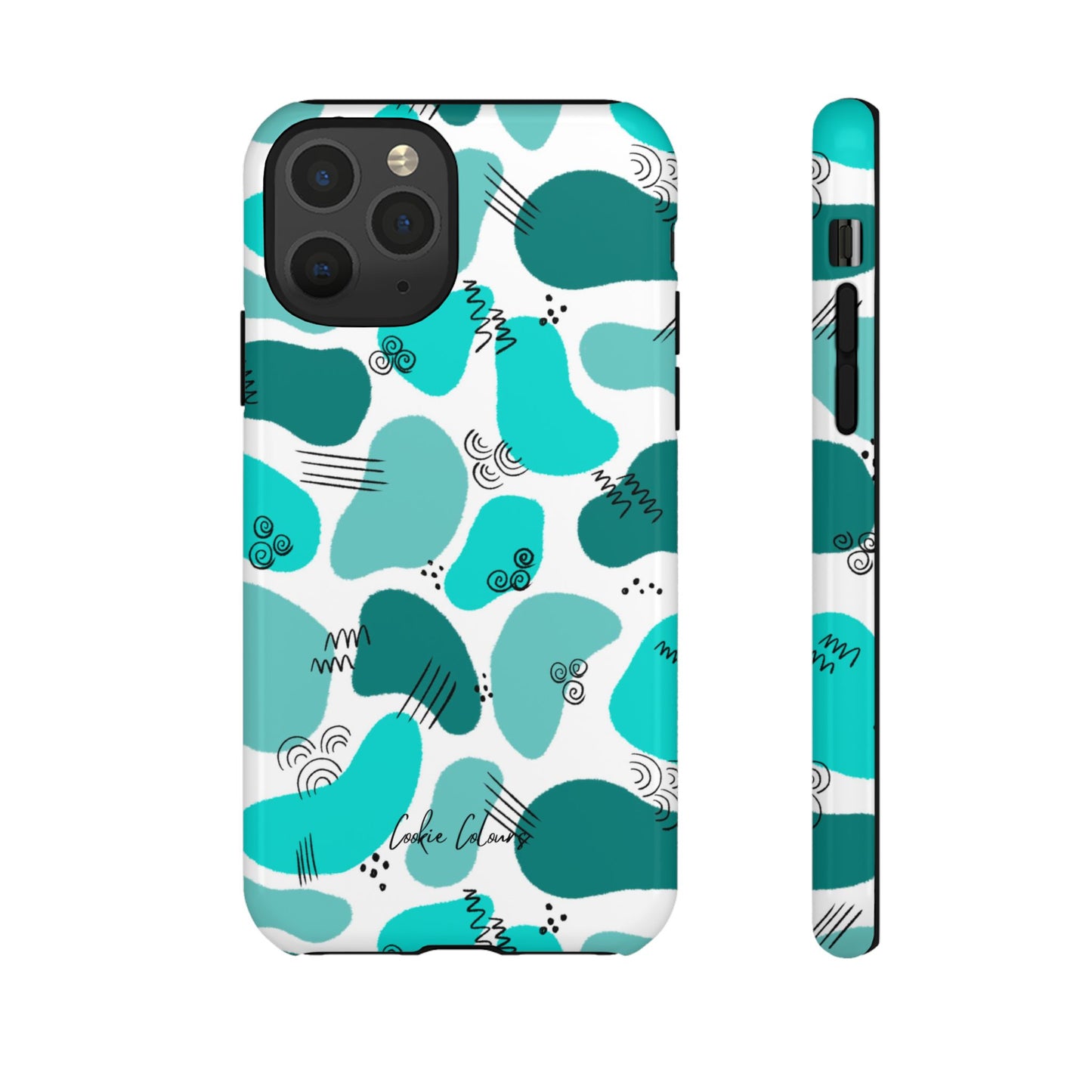Blobby Blue | Premium Phone Case