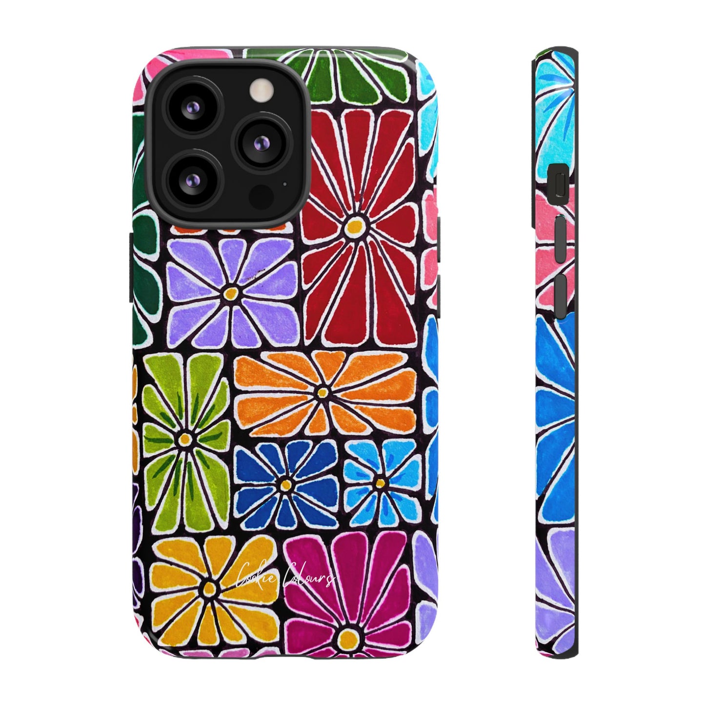 Boxed Bloom Burst | Premium Phone Case