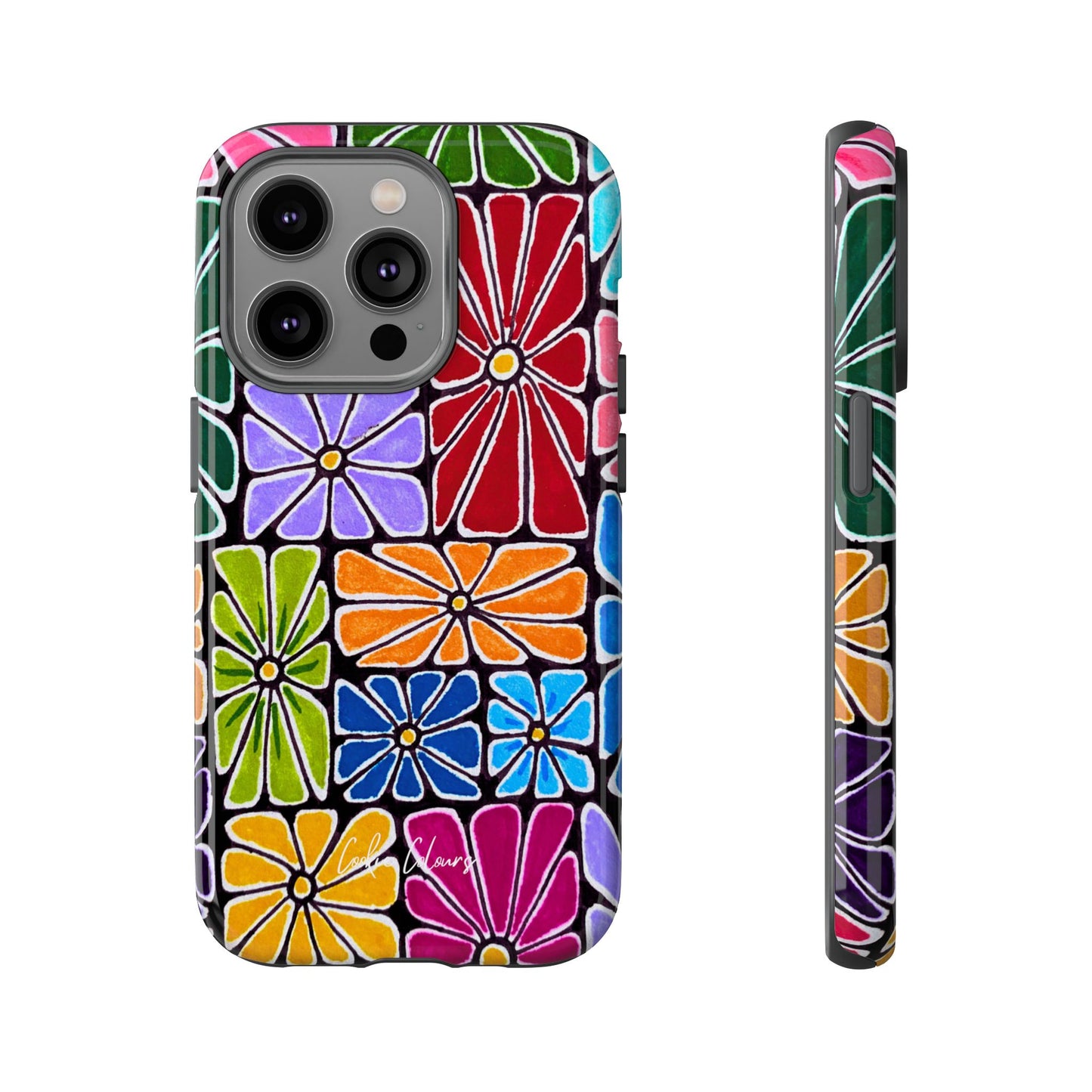 Boxed Bloom Burst | Premium Phone Case