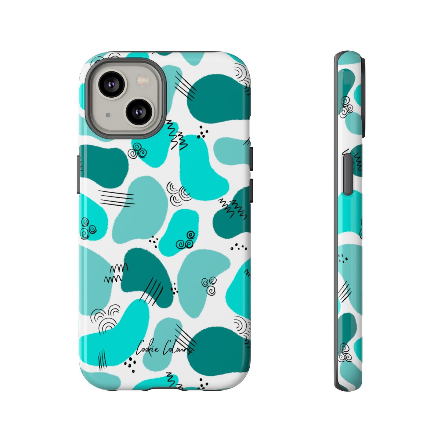 Blobby Blue | Premium Phone Case