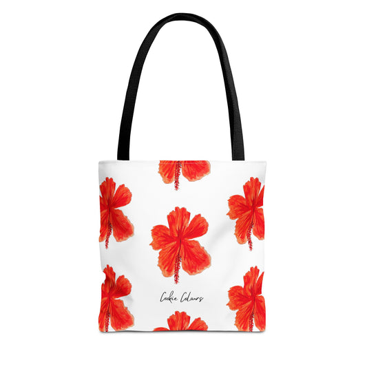Red Hibiscus | Tote Bag