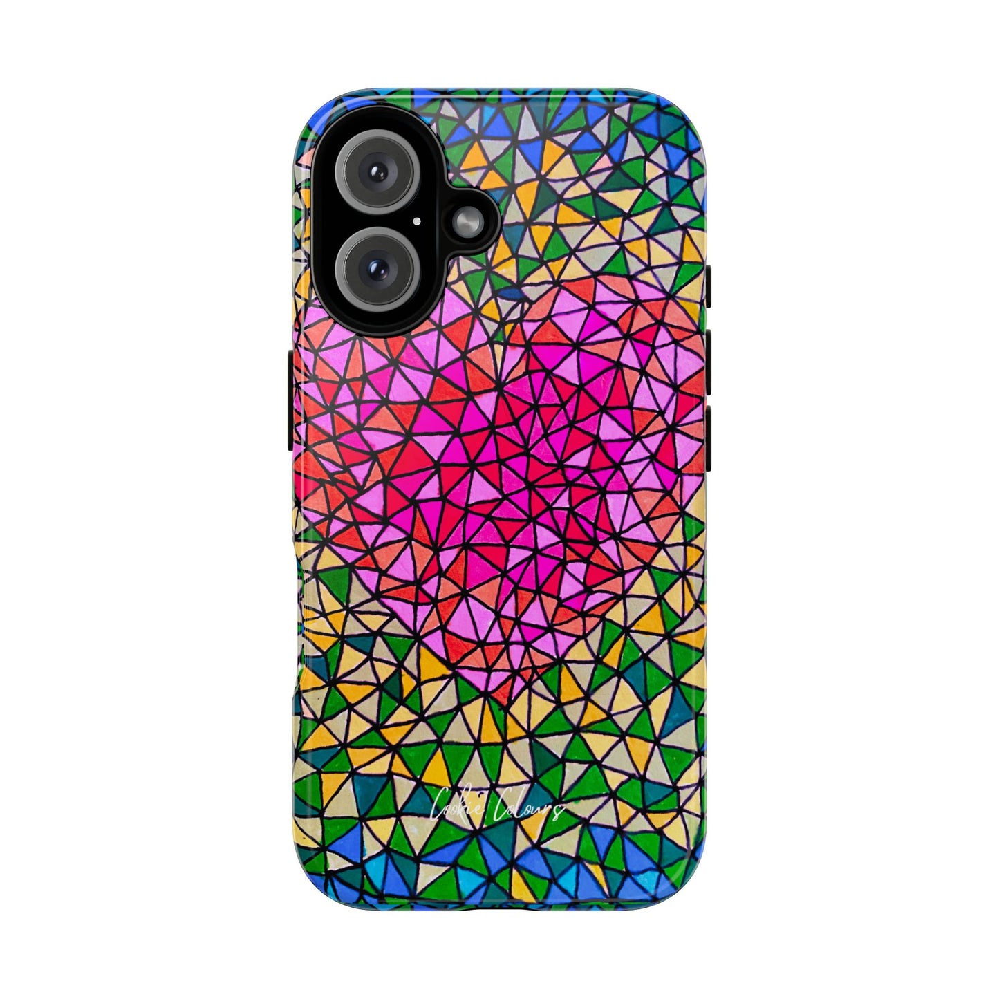 Corazón en llamas | Funda premium para teléfono
