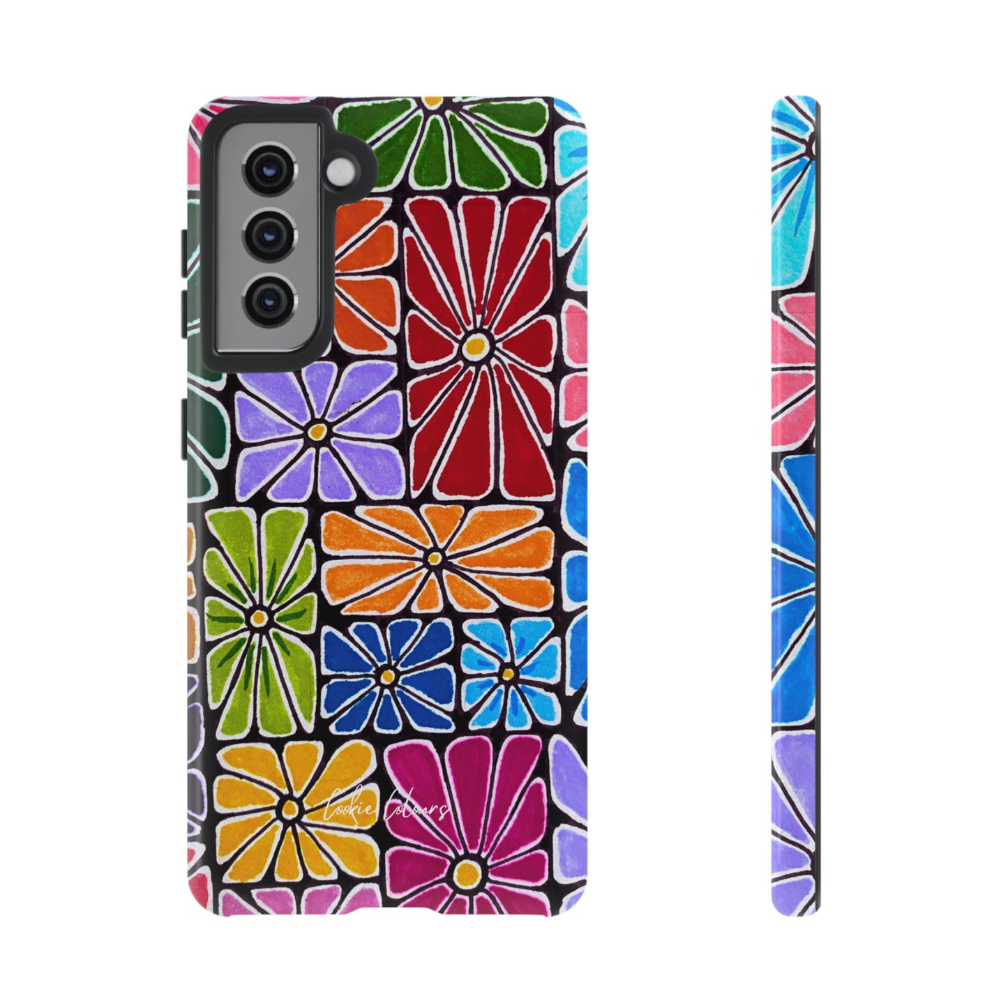 Boxed Bloom Burst | Premium Phone Case