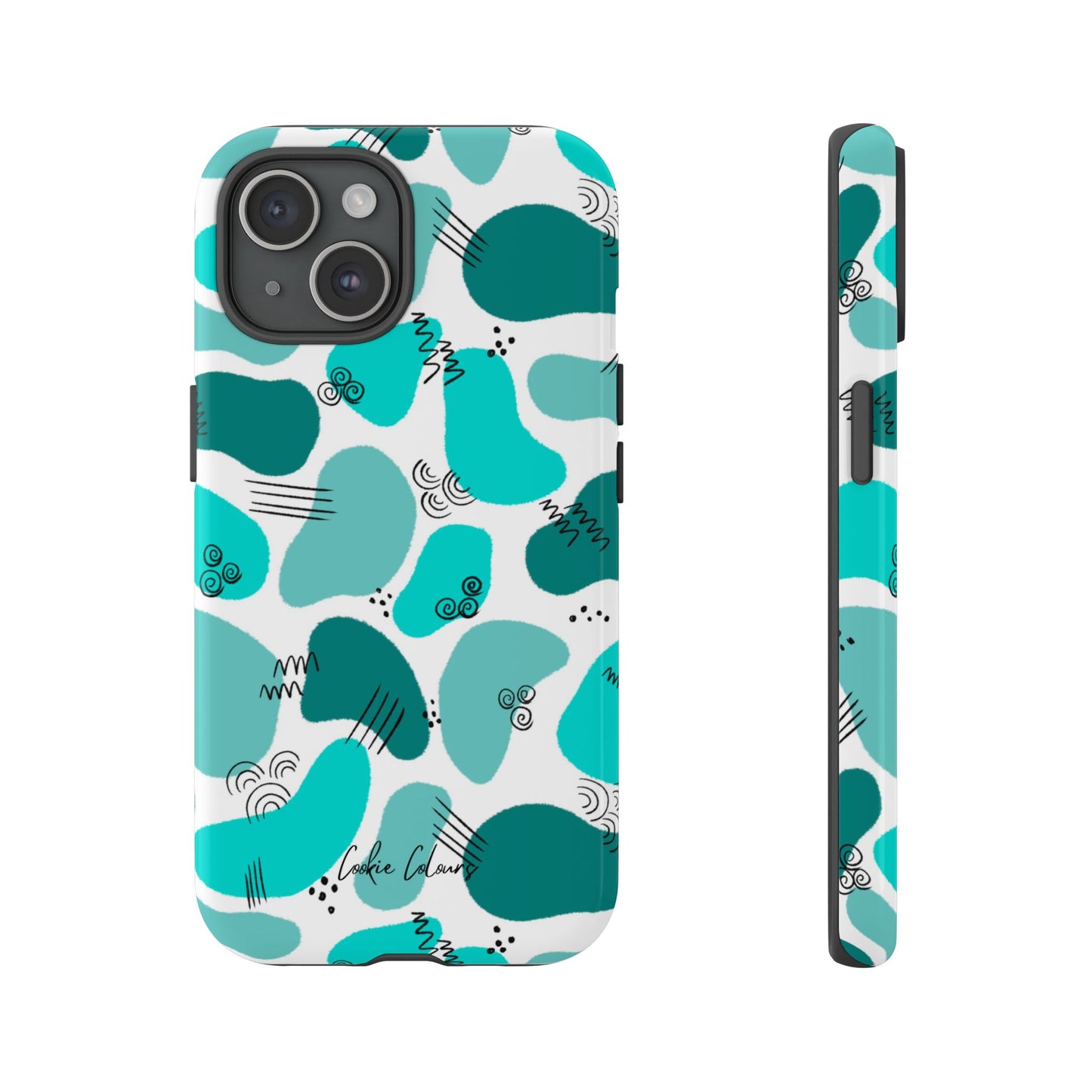 Blobby Blue | Premium Phone Case
