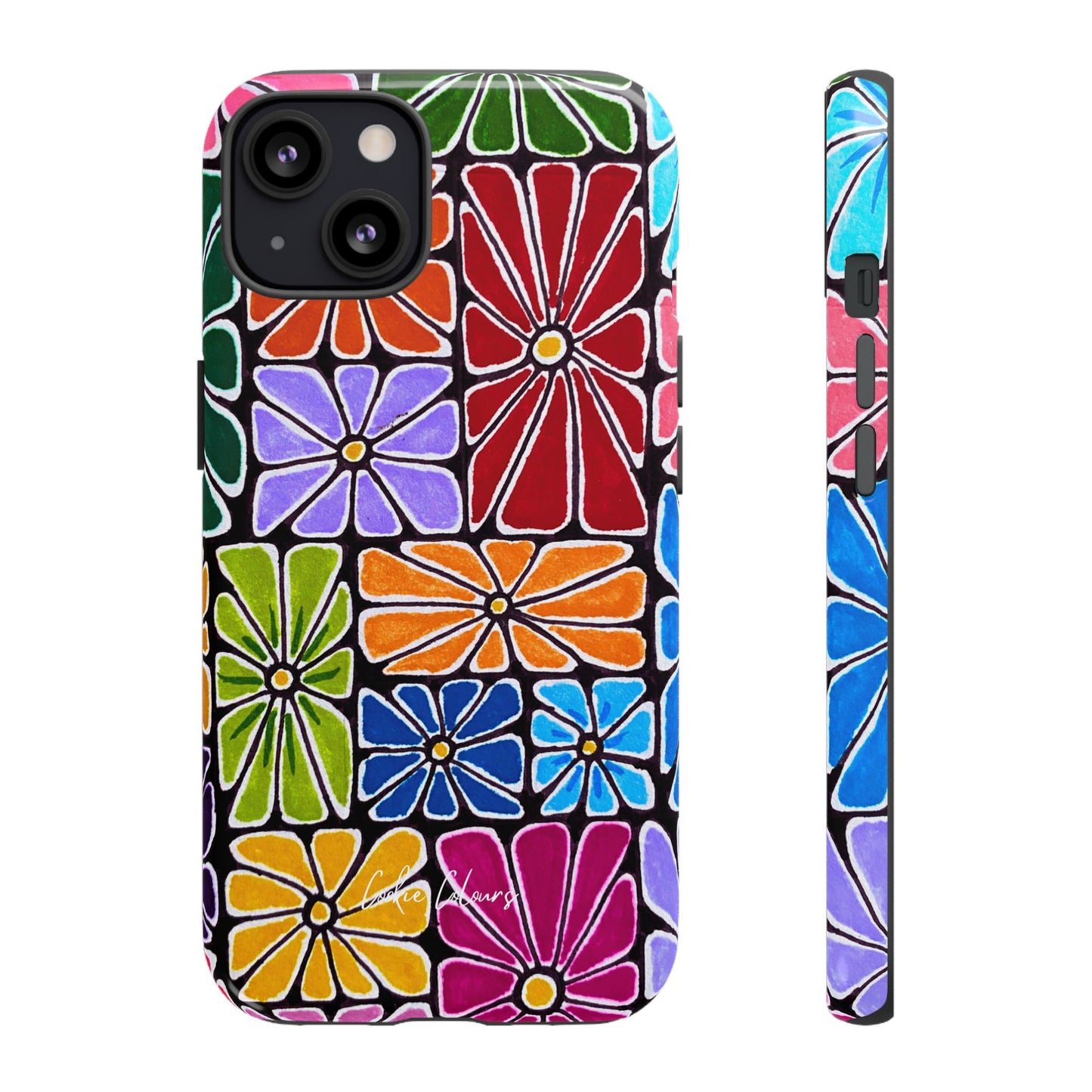 Boxed Bloom Burst | Premium Phone Case