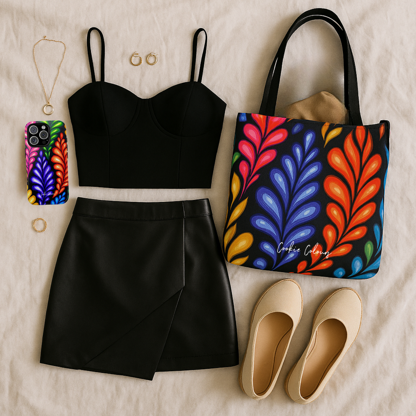 Waves of Petals | Tote Bag