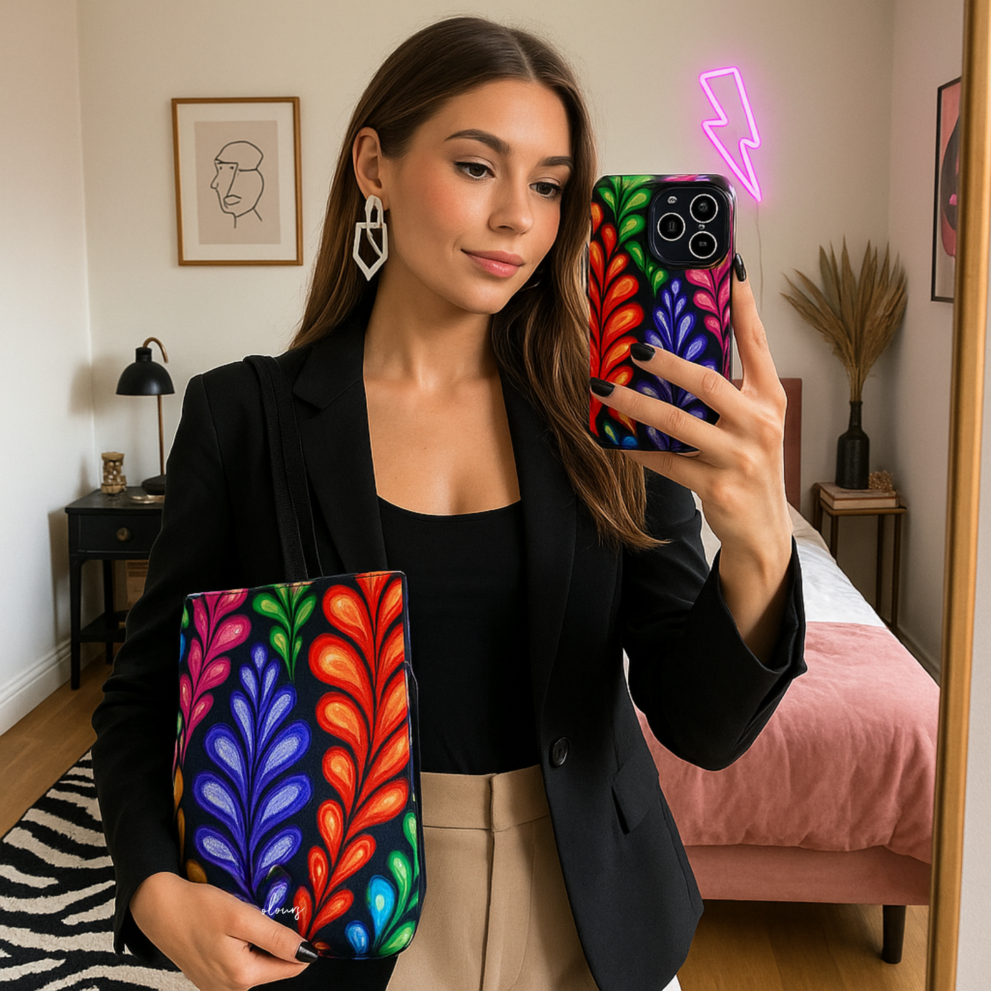 Waves of Petals | Premium Phone Case