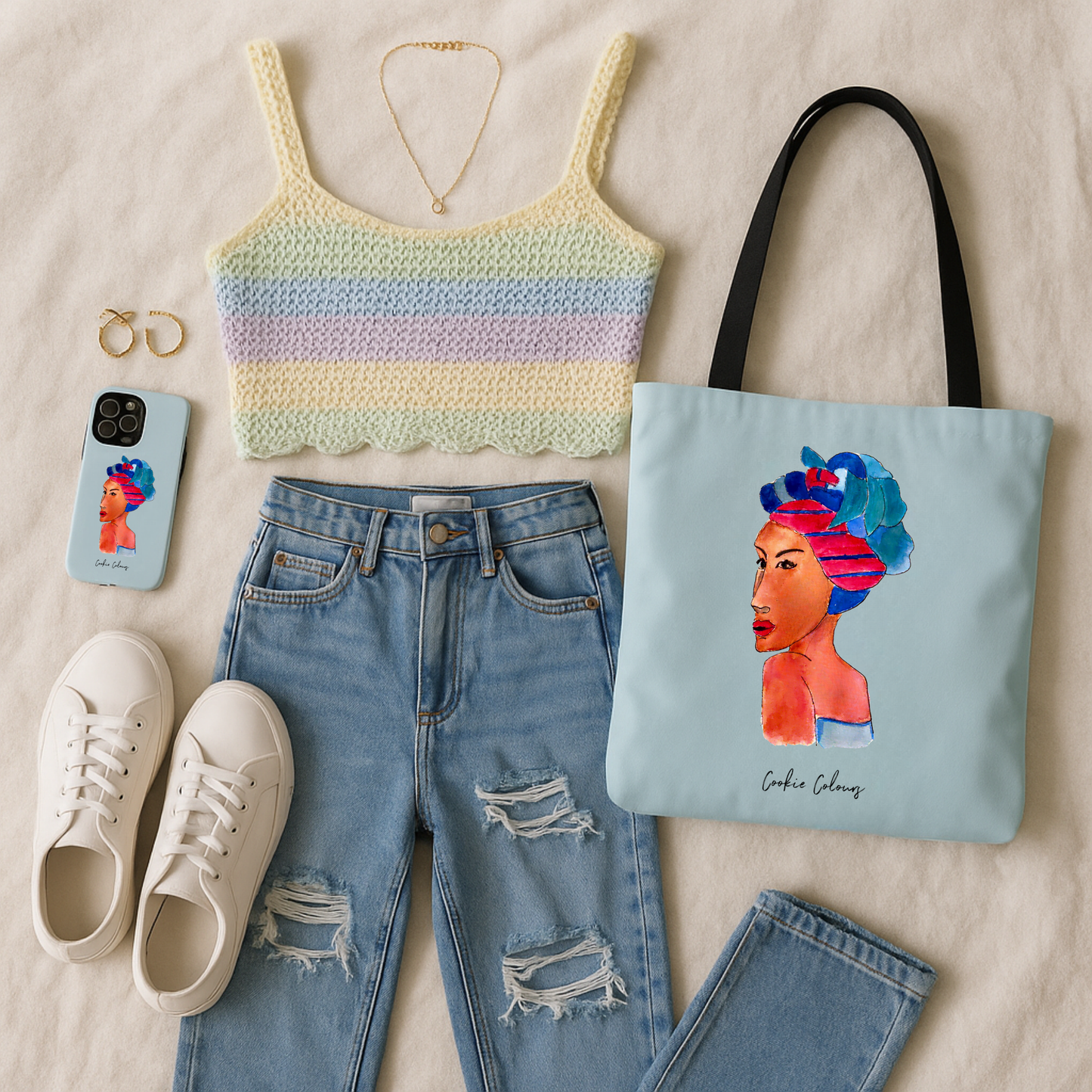 Elegant Stare | Tote Bag
