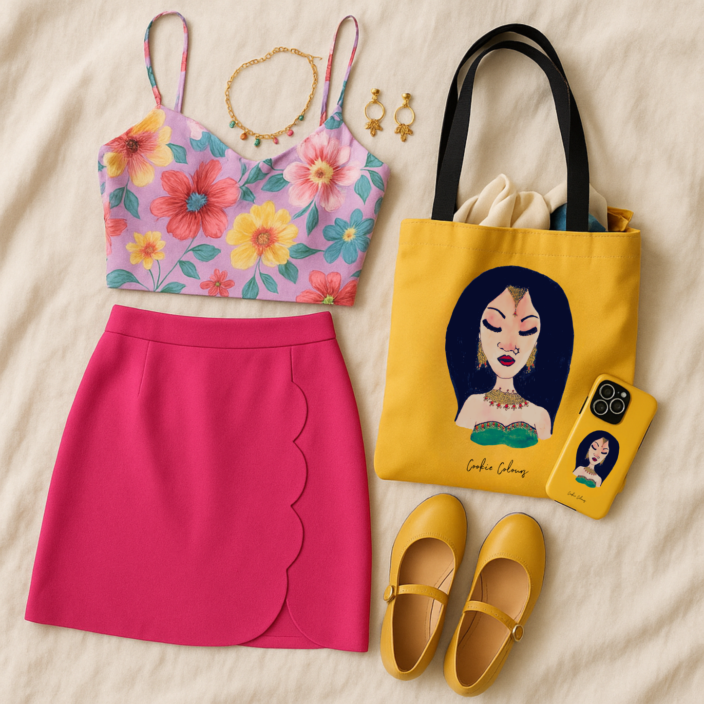 Jeweled Beauty | Tote Bag
