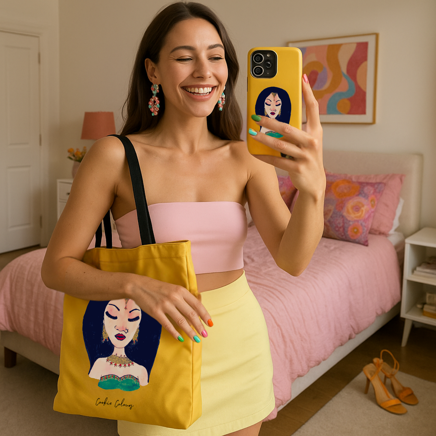 Jeweled Beauty | Tote Bag