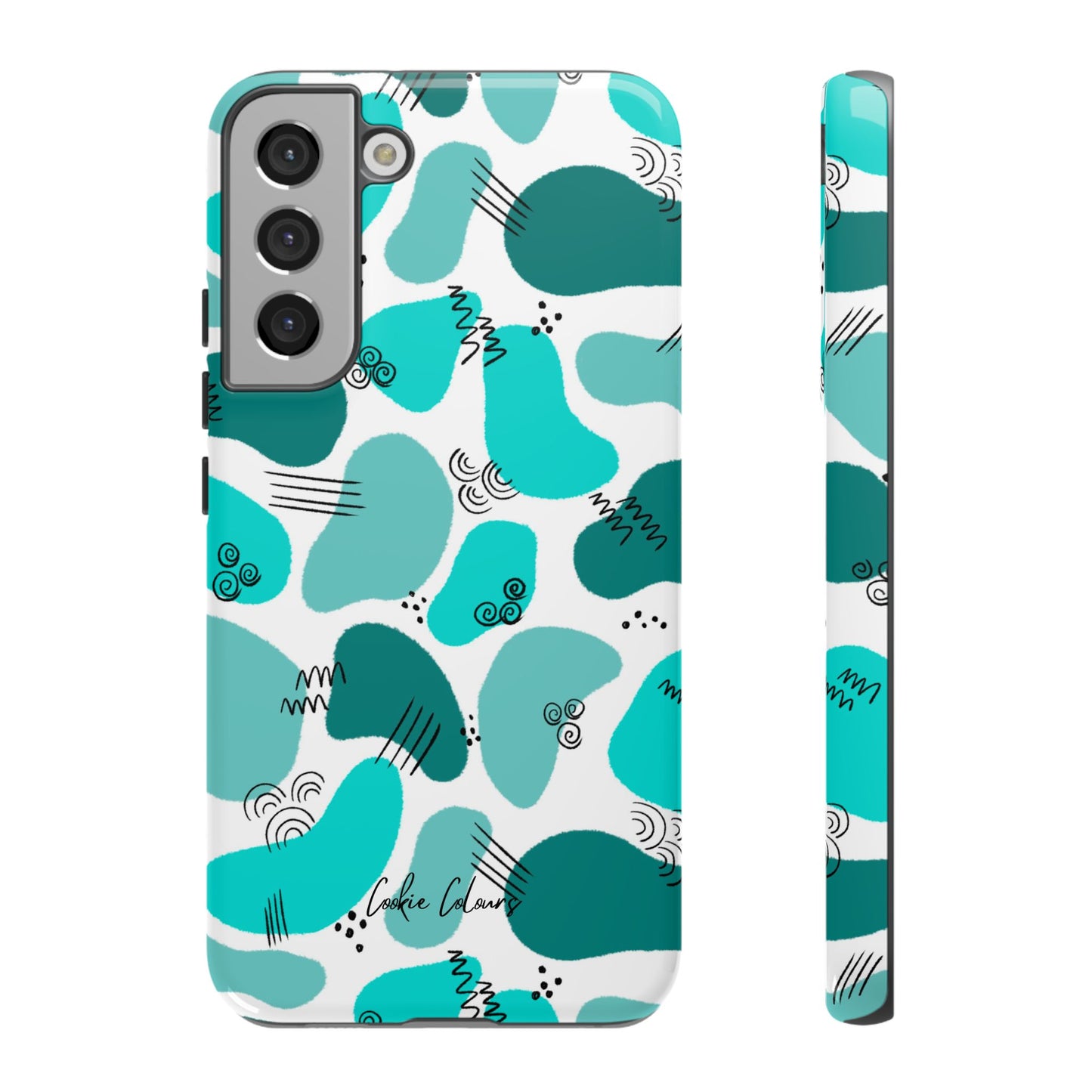 Blobby Blue | Premium Phone Case