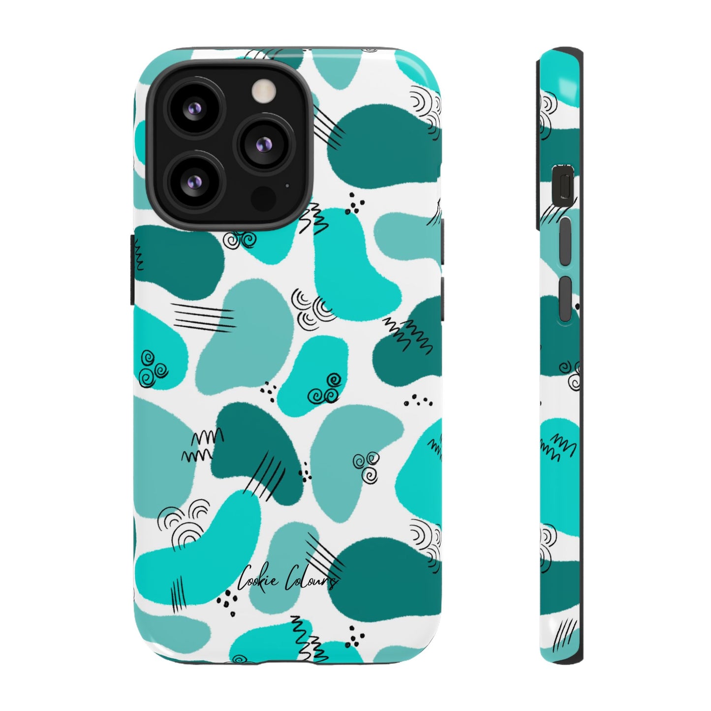 Blobby Blue | Premium Phone Case
