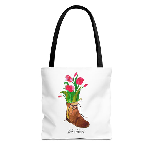 Flower Boot | Tote Bag