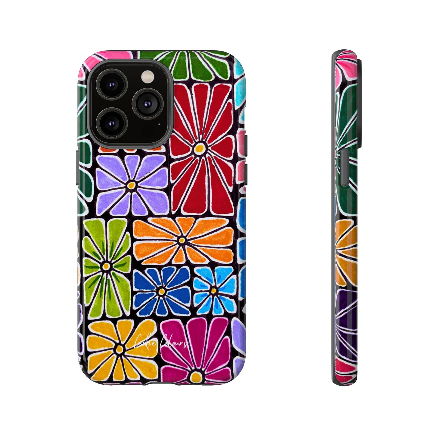 Boxed Bloom Burst | Premium Phone Case