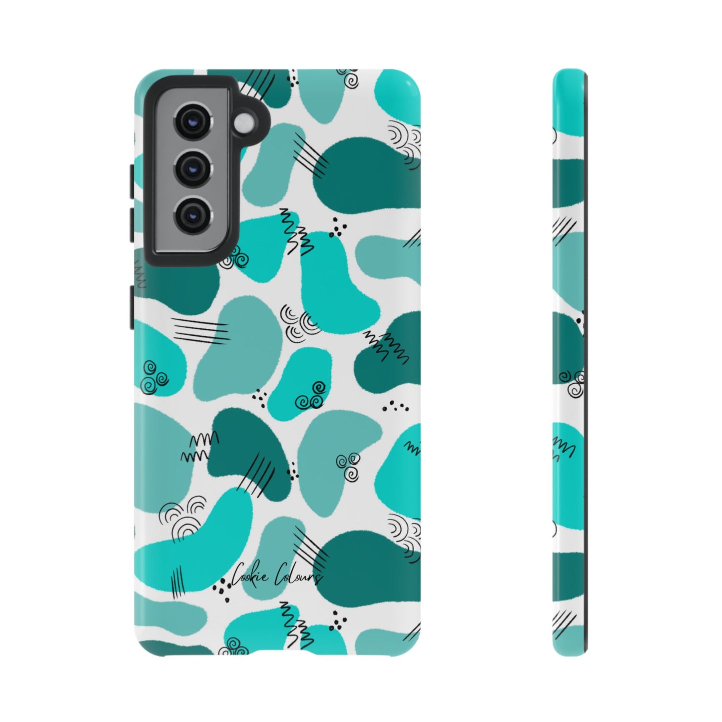 Blobby Blue | Premium Phone Case