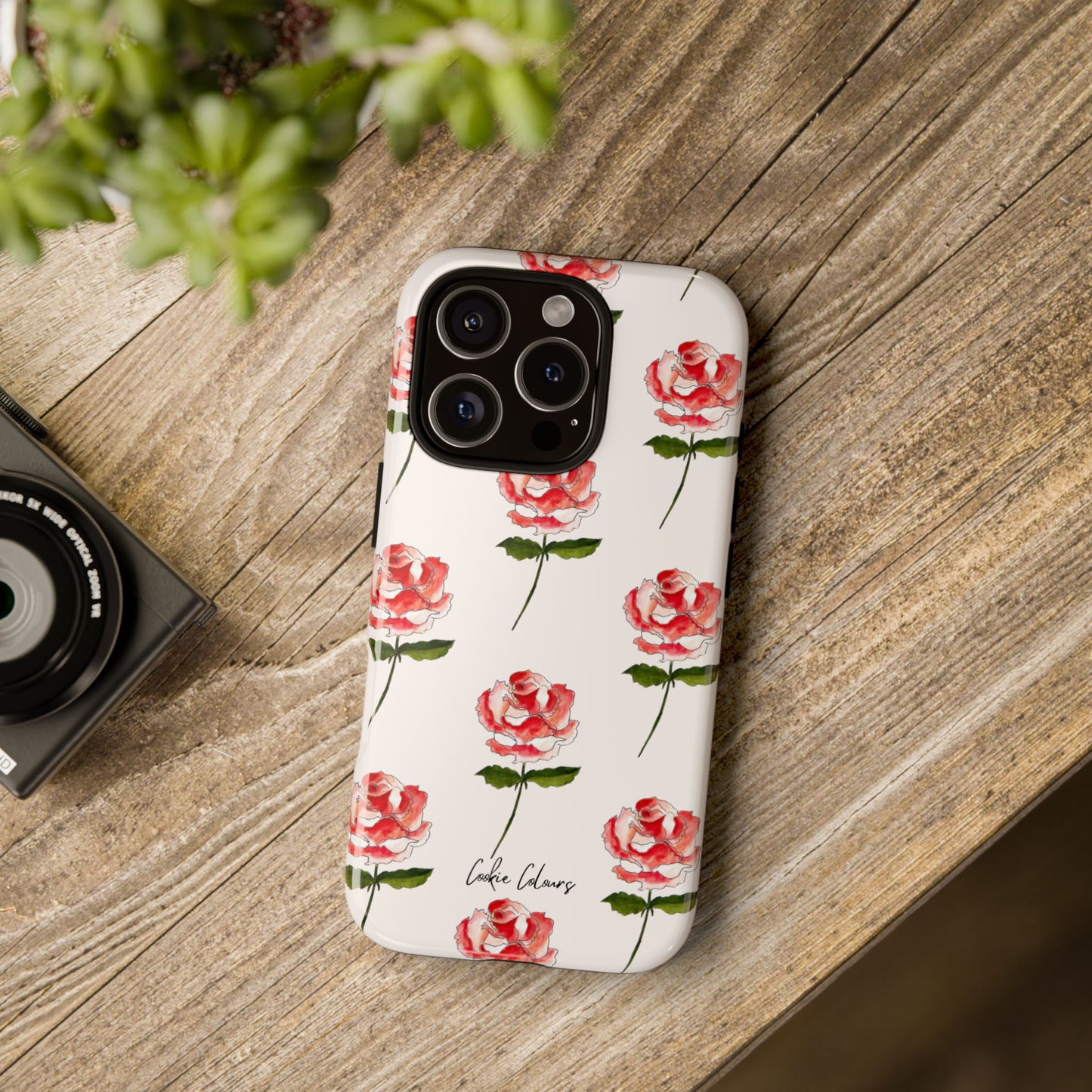 Rosa Rosa | Funda Premium para Teléfono