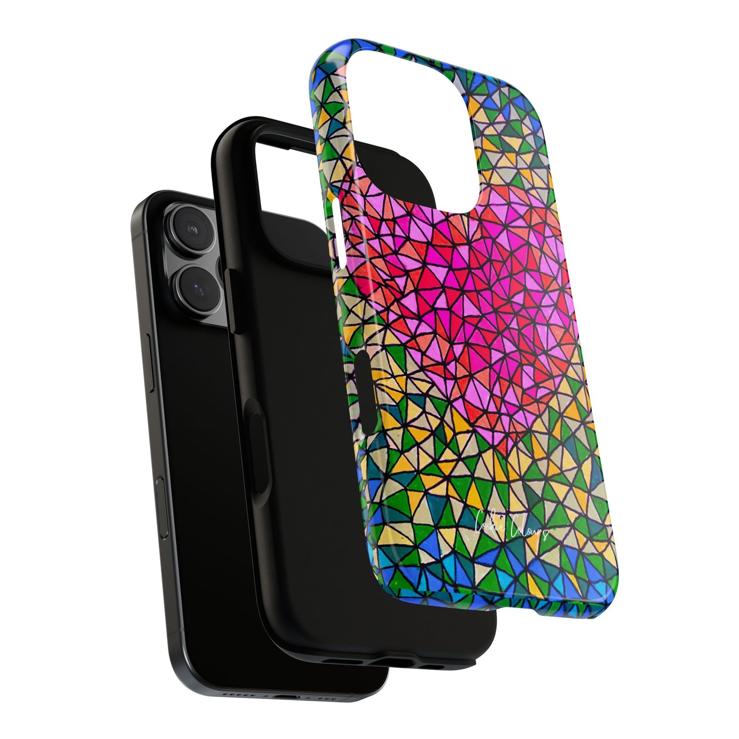 Corazón en llamas | Funda premium para teléfono
