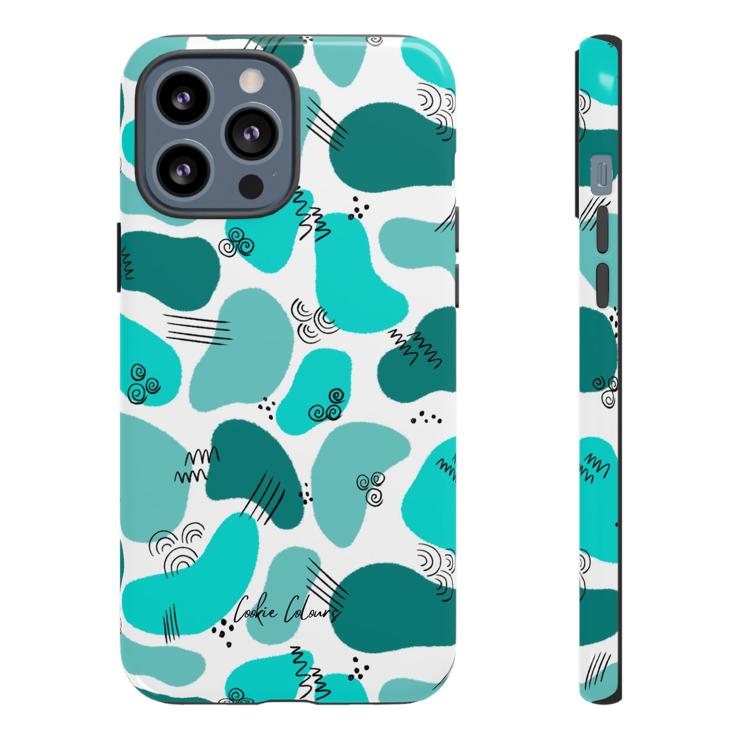 Blobby Blue | Premium Phone Case
