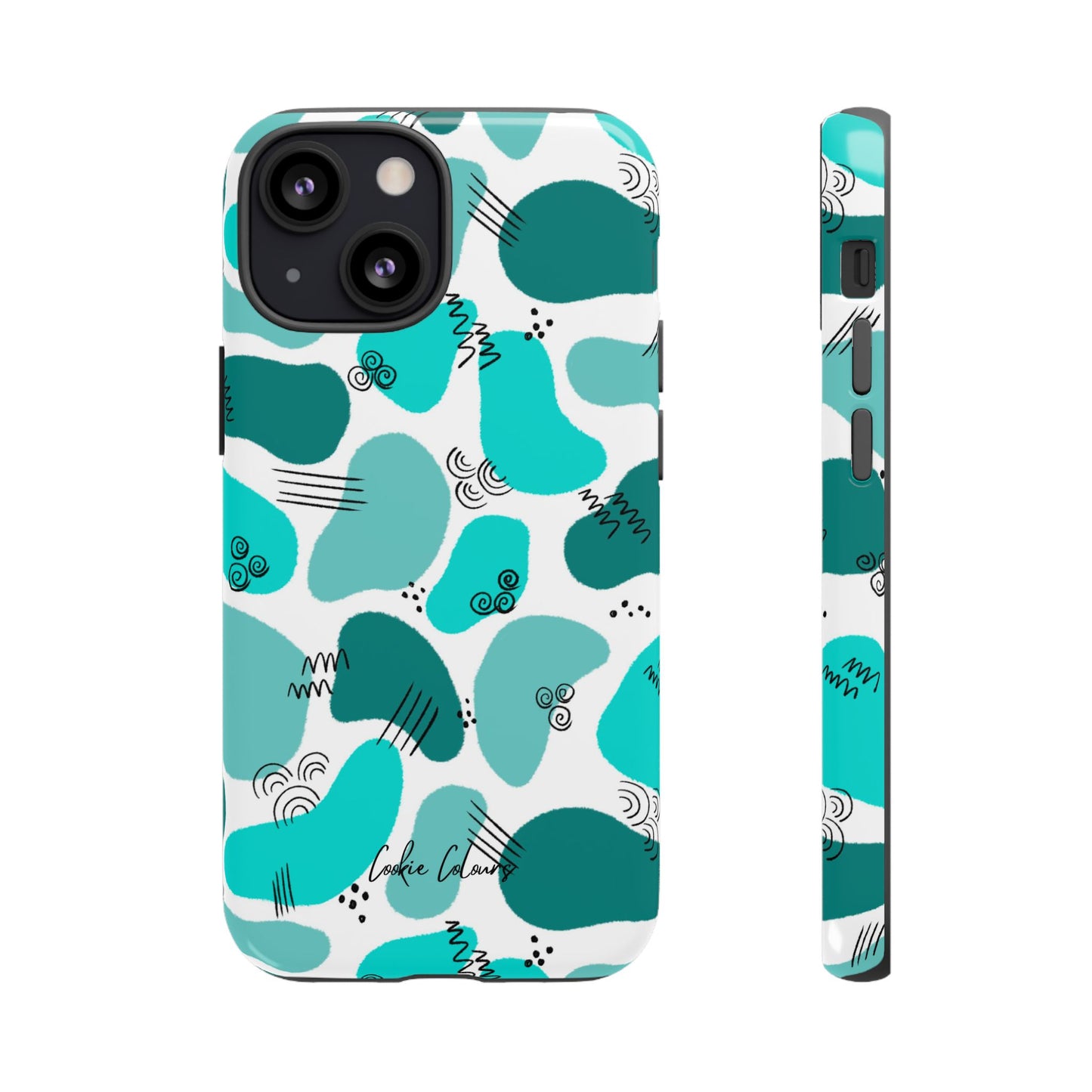 Blobby Blue | Premium Phone Case