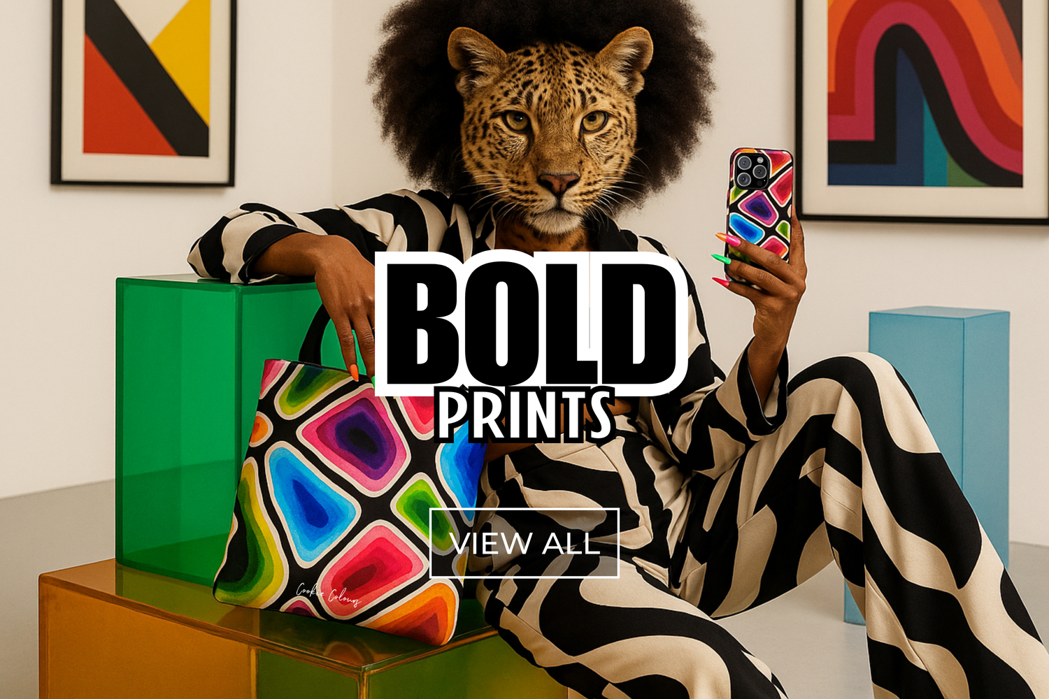 Bold Print Bags & Phone Cases