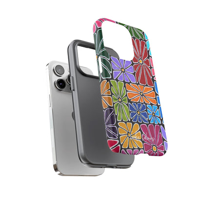 Boxed Bloom Burst | Premium Phone Case