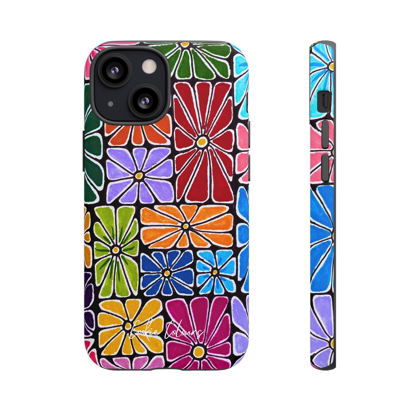 Boxed Bloom Burst | Premium Phone Case