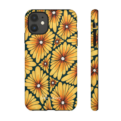 Golden Sunflowers | Premium Phone Case