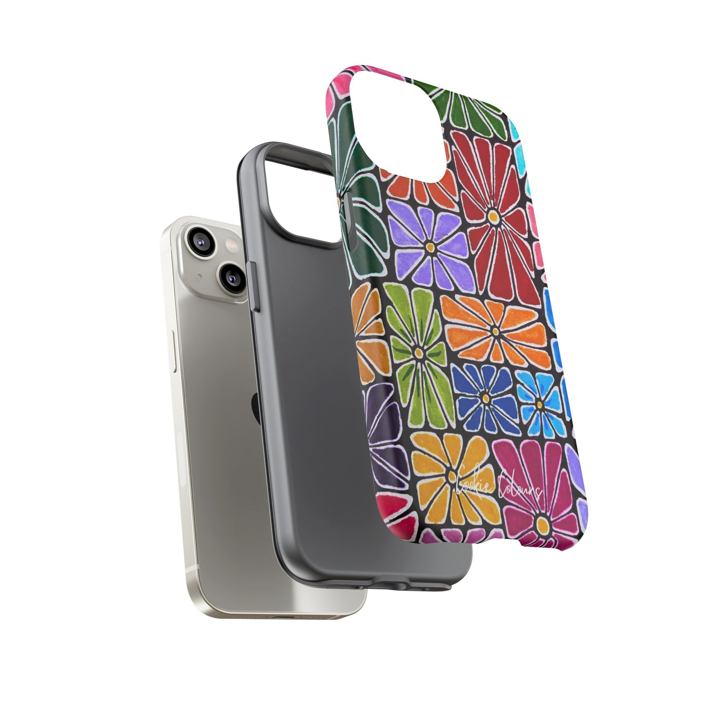 Boxed Bloom Burst | Premium Phone Case