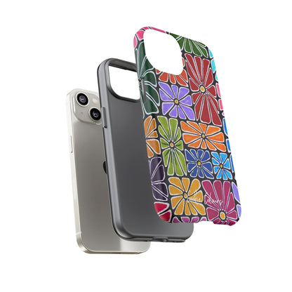 Boxed Bloom Burst | Premium Phone Case