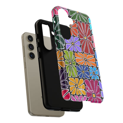 Boxed Bloom Burst | Premium Phone Case