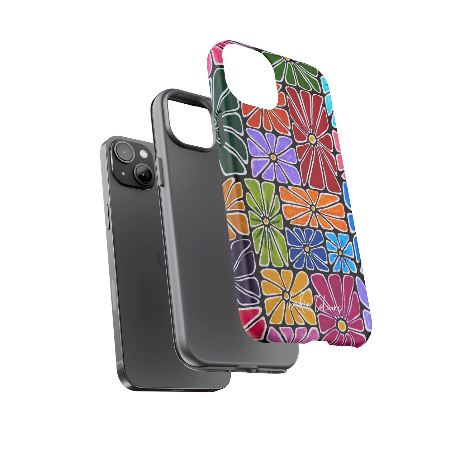 Boxed Bloom Burst | Premium Phone Case