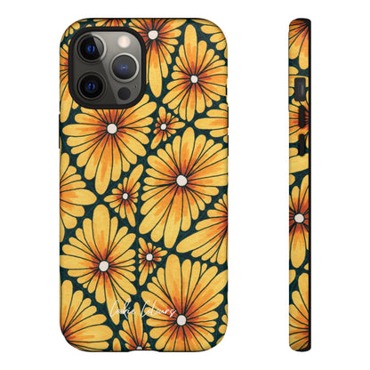 Golden Sunflowers | Premium Phone Case