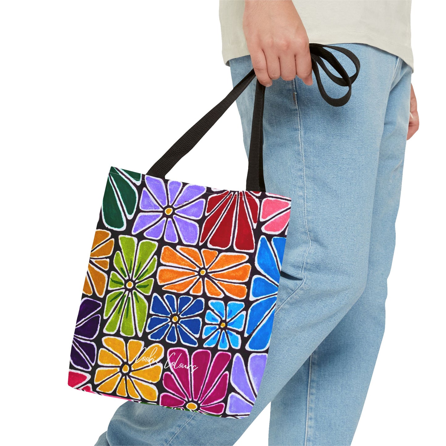 Boxed Bloom Burst | Tote Bag