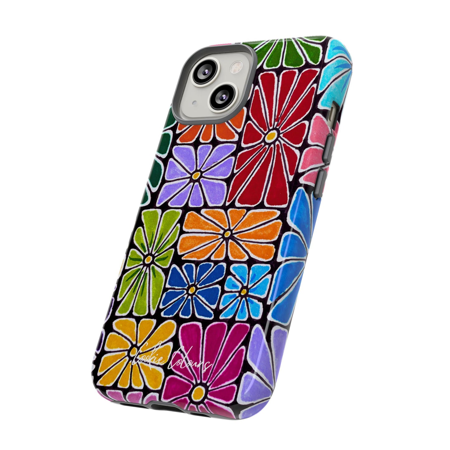 Boxed Bloom Burst | Premium Phone Case