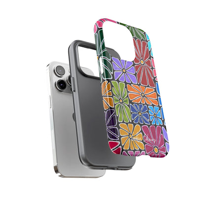 Boxed Bloom Burst | Premium Phone Case