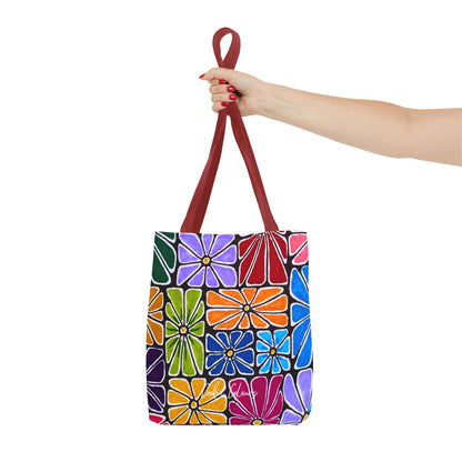 Boxed Bloom Burst | Tote Bag