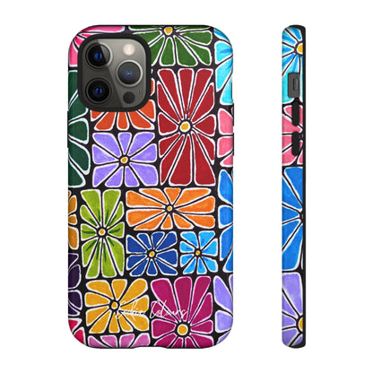 Boxed Bloom Burst | Premium Phone Case