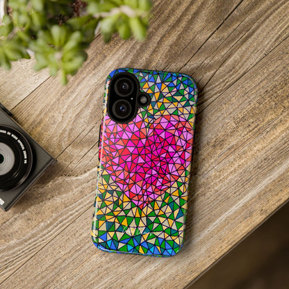 Corazón en llamas | Funda premium para teléfono