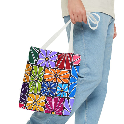 Boxed Bloom Burst | Tote Bag