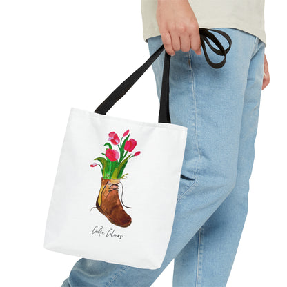 Flower Boot | Tote Bag