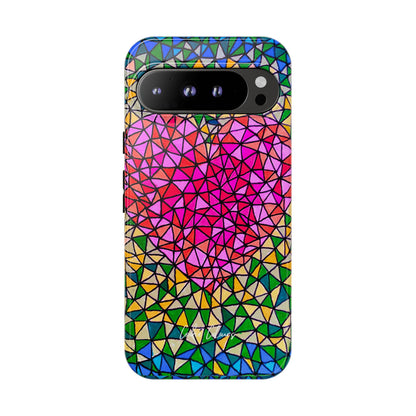 Corazón en llamas | Funda premium para teléfono