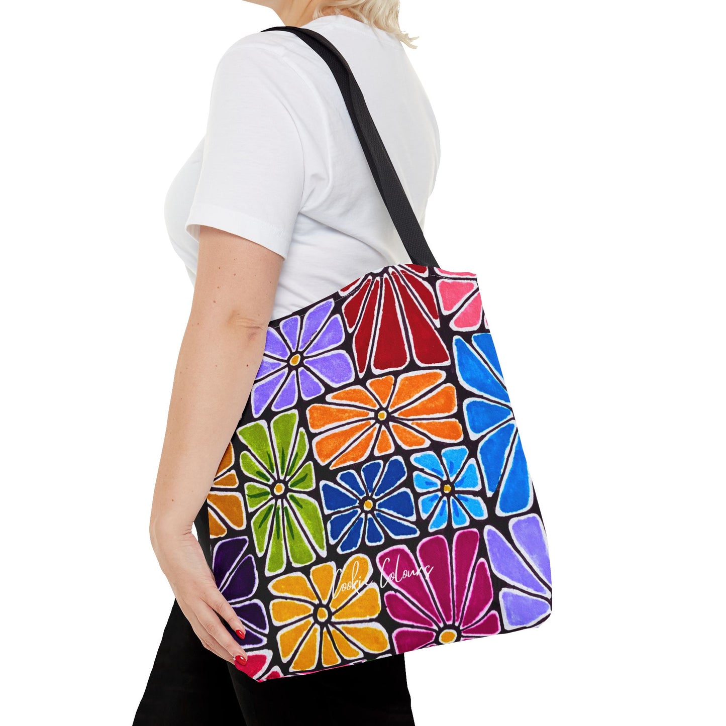 Boxed Bloom Burst | Tote Bag