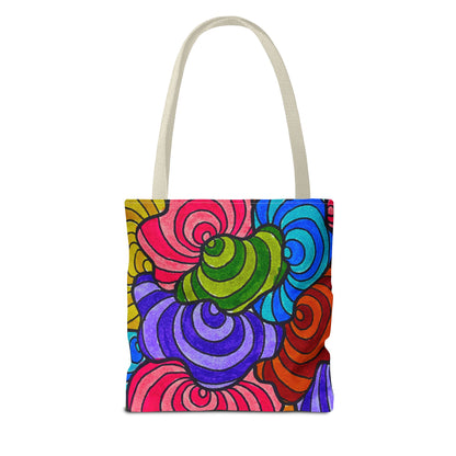 Regal Plumage Spiral | Tote Bag