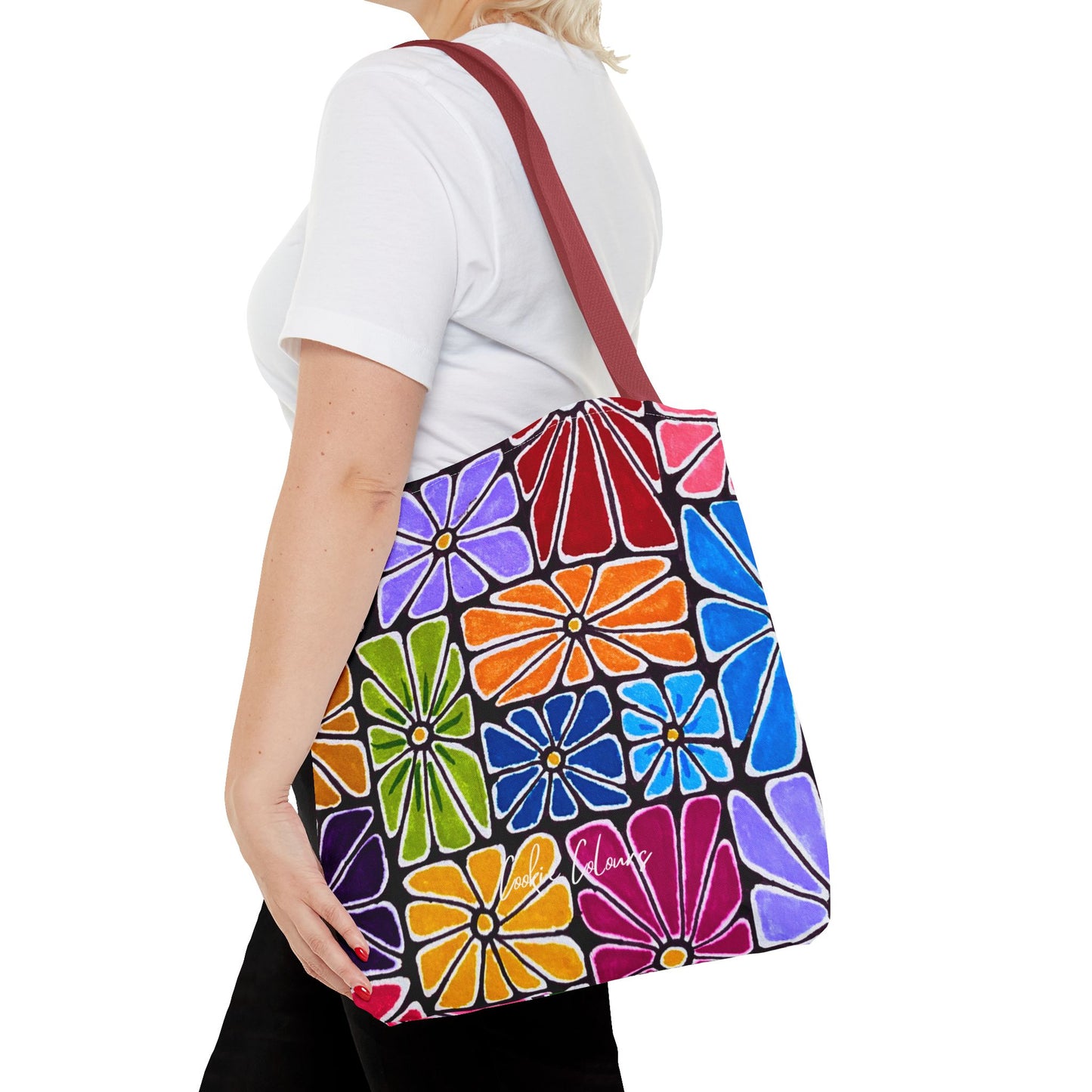 Boxed Bloom Burst | Tote Bag