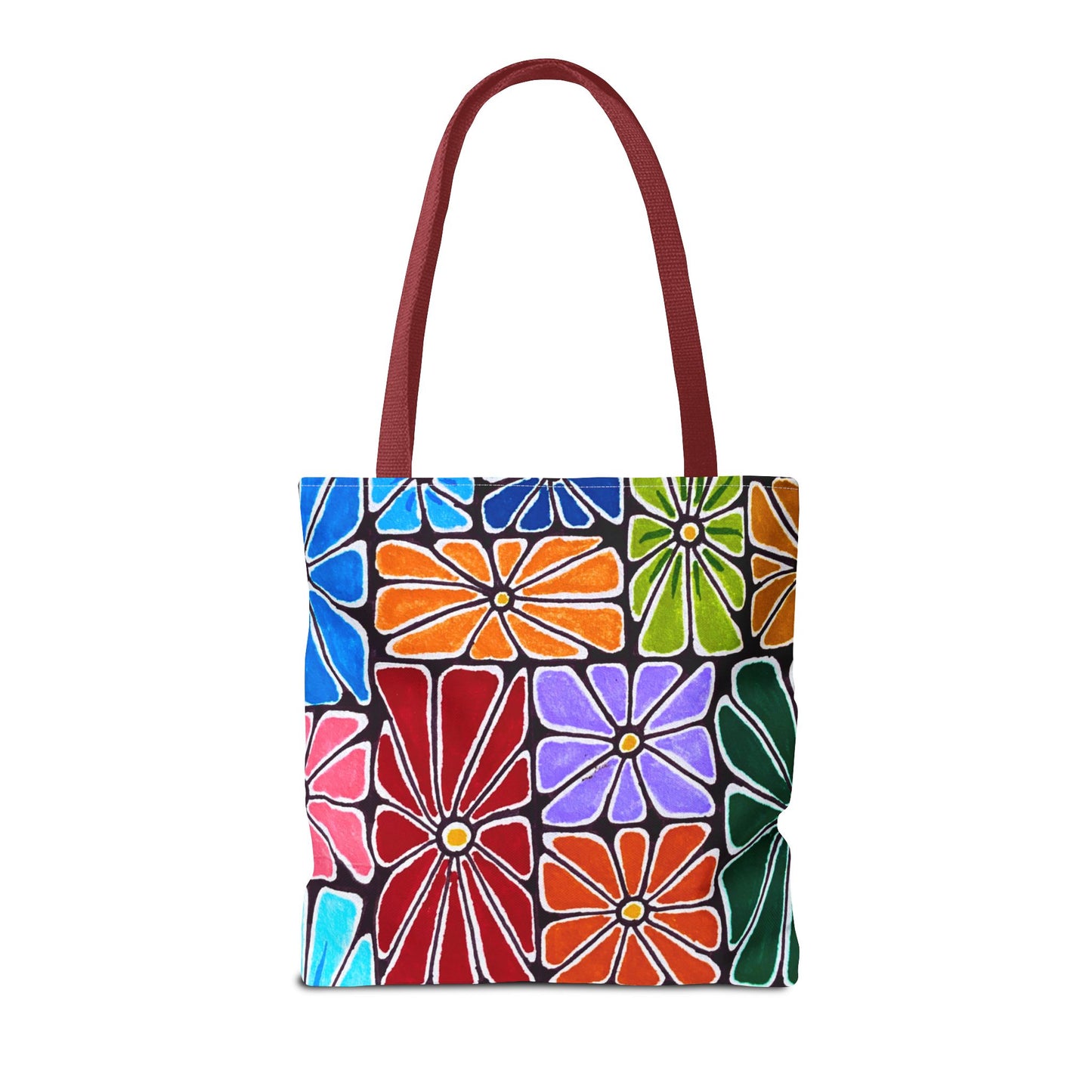 Boxed Bloom Burst | Tote Bag