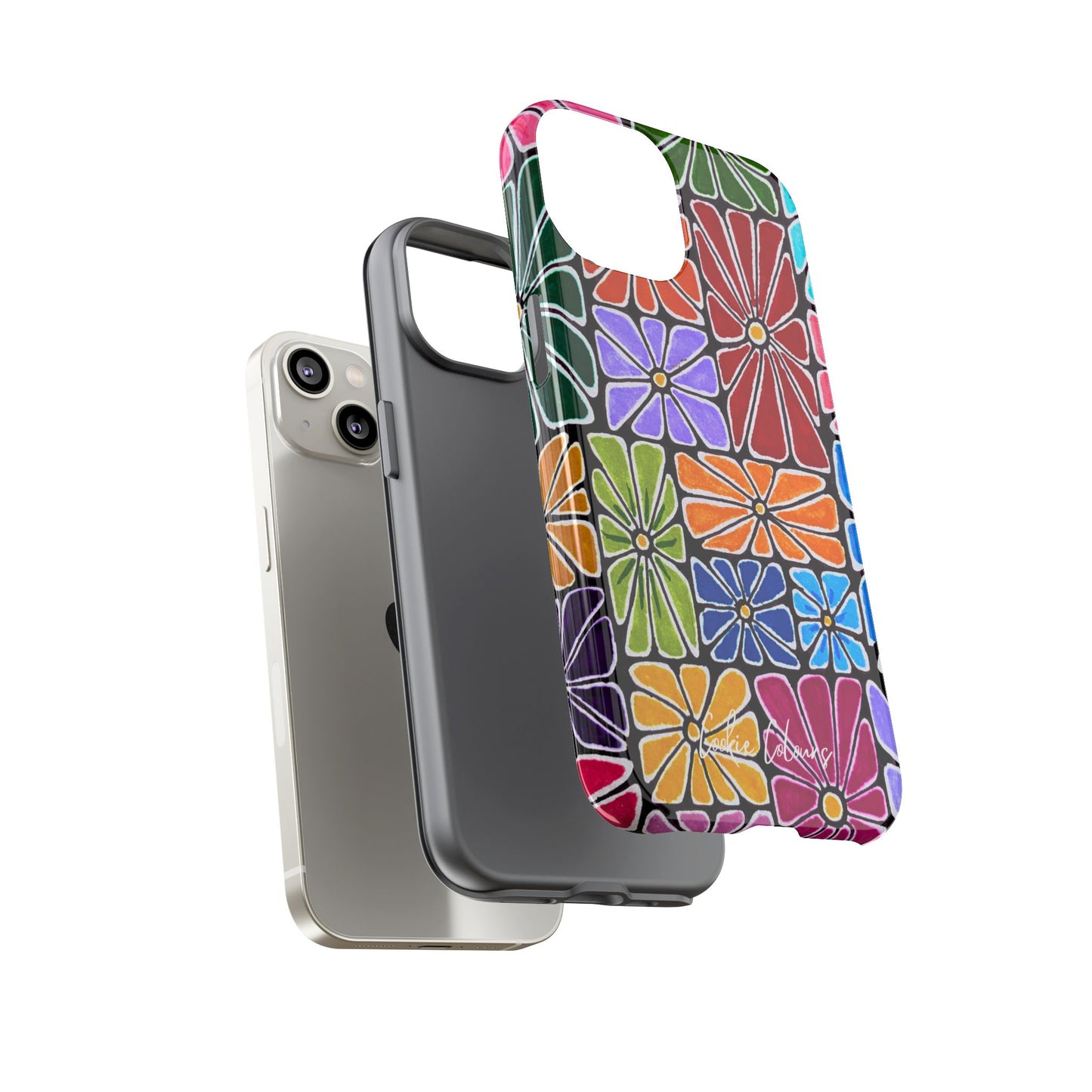 Boxed Bloom Burst | Premium Phone Case